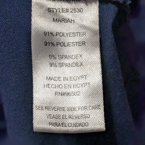 Healing Hands Navy Scrub Set - Picture 4 of 14